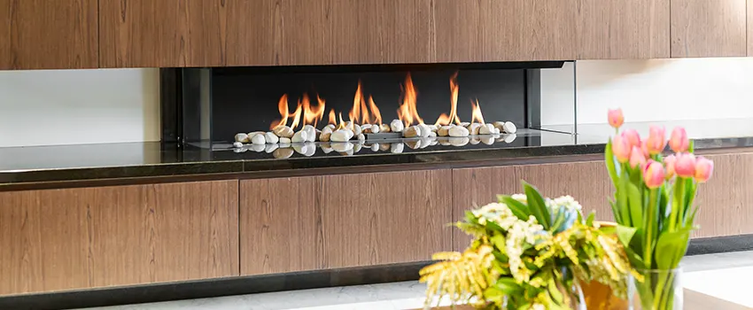 Double-height Fireplace Design Refurbishment in Monroe, North Carolina