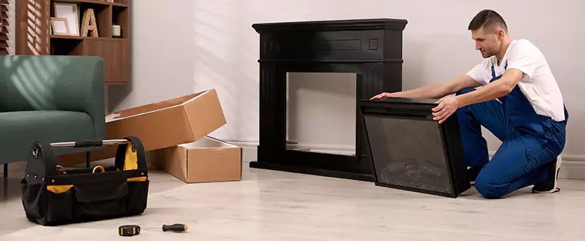 Old Rusted Metal Fireplace Repair And Replacement in Monroe, NC