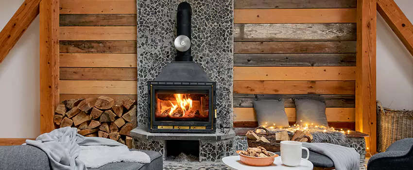 Thelin Hearth Products Direct Vent Gas Stove Fireplace Inspection in Monroe, North Carolina